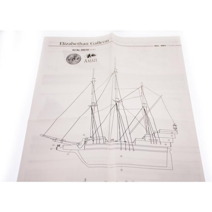 AMATI Galeóna 1:135 First step kit