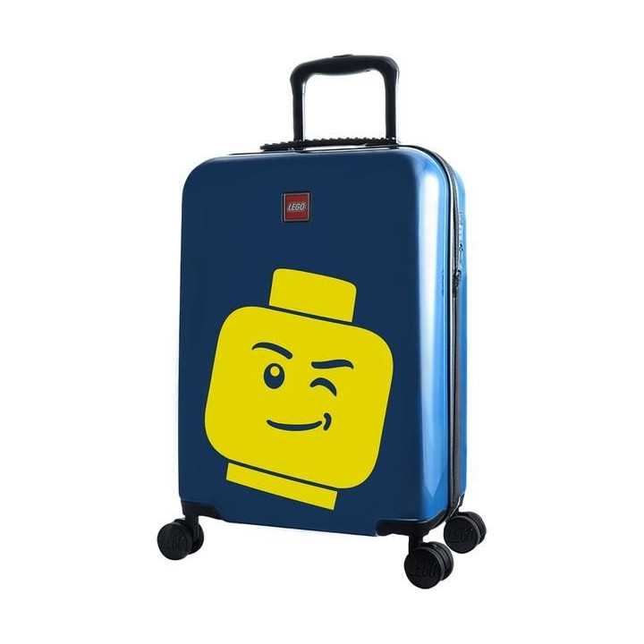LEGO Luggage Cestovní kufr ColourBox Minifigure Head 20" - malinový
