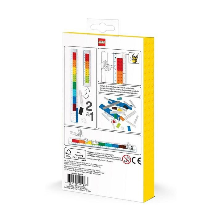 LEGO pravítko 30cm s minifigurkou