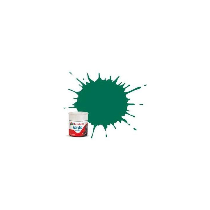 Humbrol barva akryl železniční AB2409 - No RC409 Malachite Green - Matt - 14ml