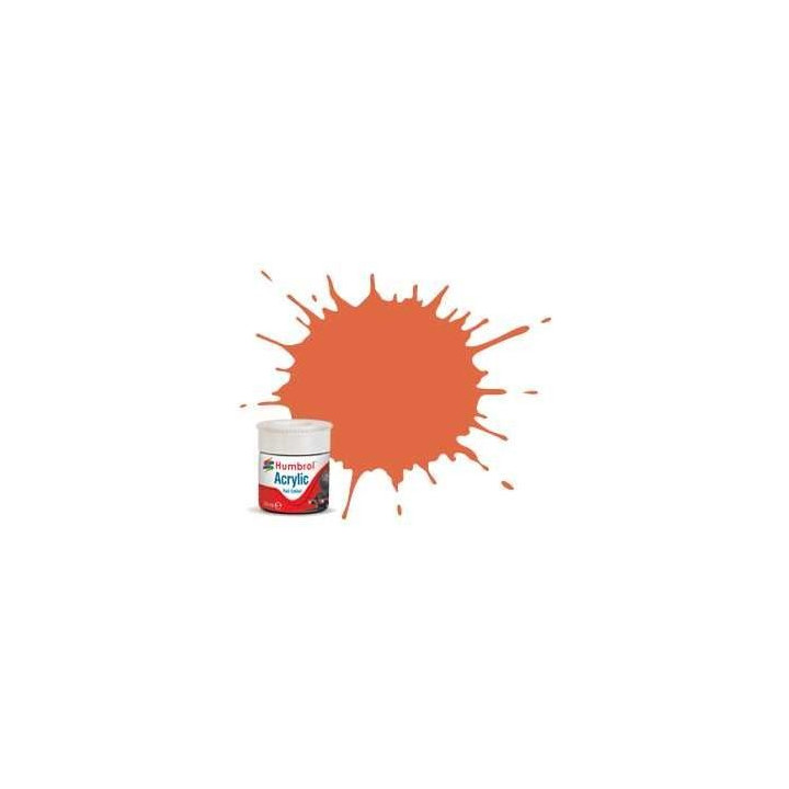 Humbrol barva akryl železniční AB2420 - No RC420 Orange Lining - Matt - 14ml