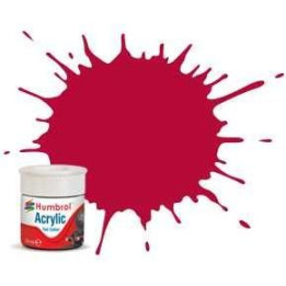 Humbrol barva akryl železniční AB2423 - No RC423 Carmine - Matt - 14ml