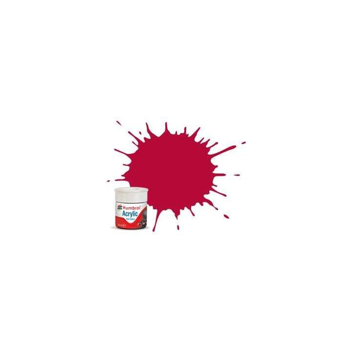 Humbrol barva akryl železniční AB2423 - No RC423 Carmine - Matt - 14ml