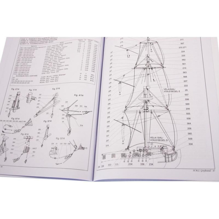 COREL H.M.S. Greyhound fregata 1720 1:100 kit