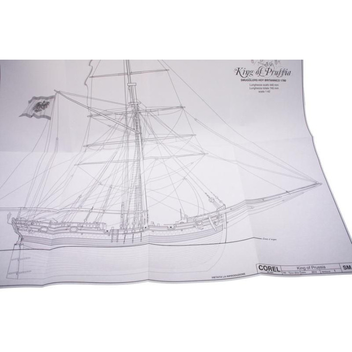 COREL King of Prussia 1777 1:42 kit