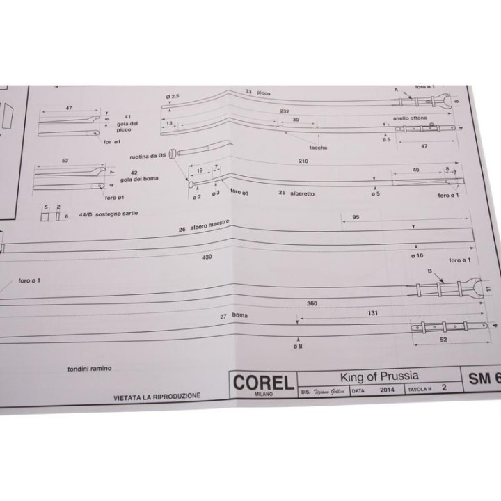COREL King of Prussia 1777 1:42 kit