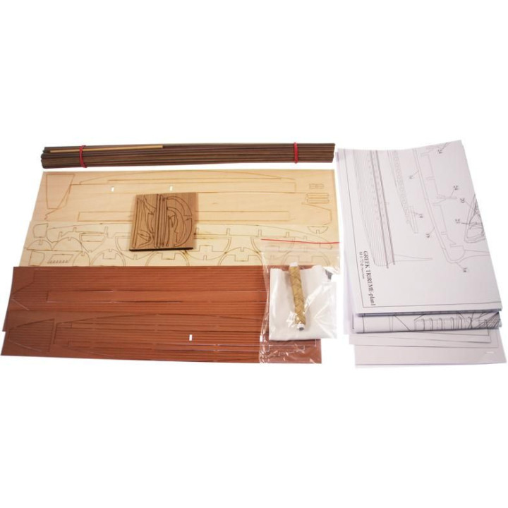 Dušek Řecká triréma 480 př.n.l 1:72 kit