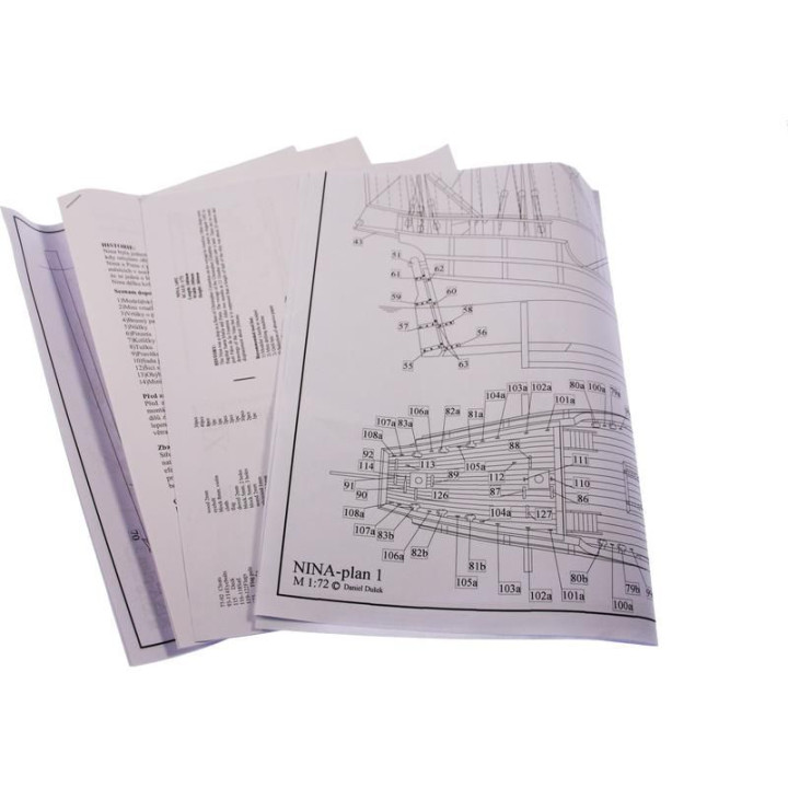 Dušek Nina 1492 1:72 kit