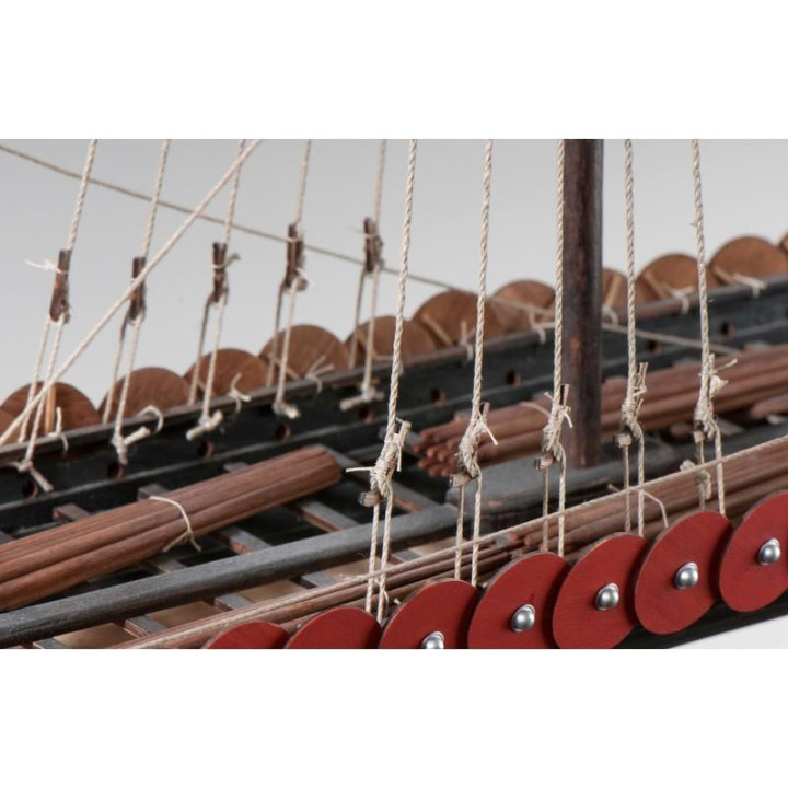 Dušek Vikingská prodloužená loď 1:72 kit