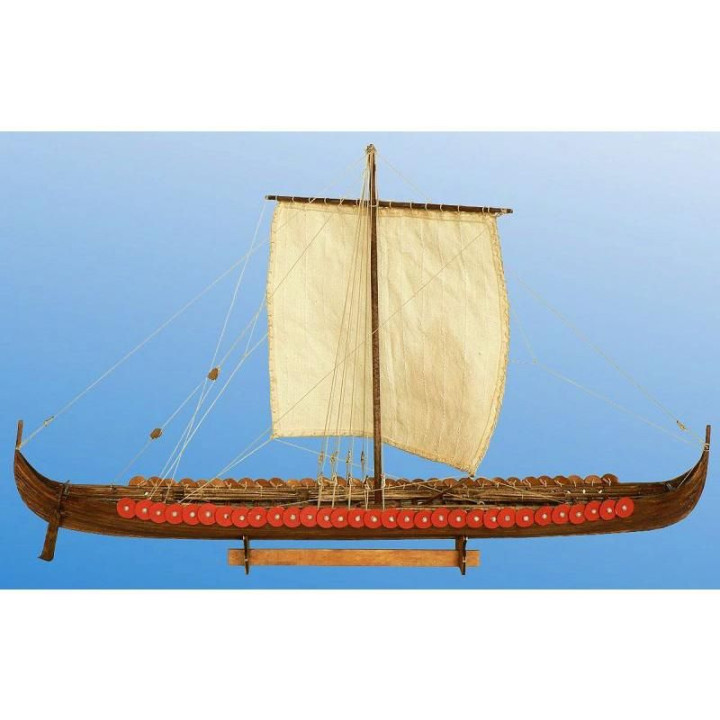 Dušek Vikingská prodloužená loď 1:72 kit