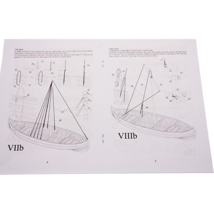 Dušek Vikingská loď Knarr 1:72 kit