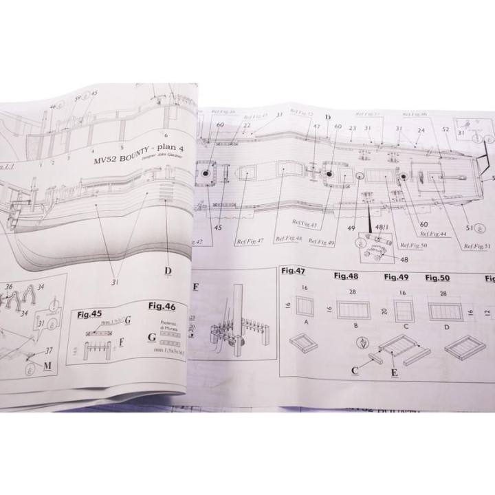 MAMOLI H.M.S. Bounty 1787 1:100 kit