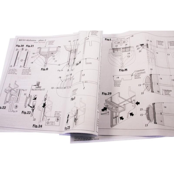 MAMOLI Alabama 1862 1:120 kit