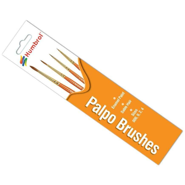 Humbrol Palpo Brush Pack AG4250 - sada štětců (velikost 000/0/2/4)
