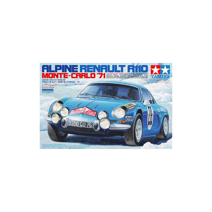 Tamiya 1:24 Renault Alpine A110 ´71 Monte Carlo