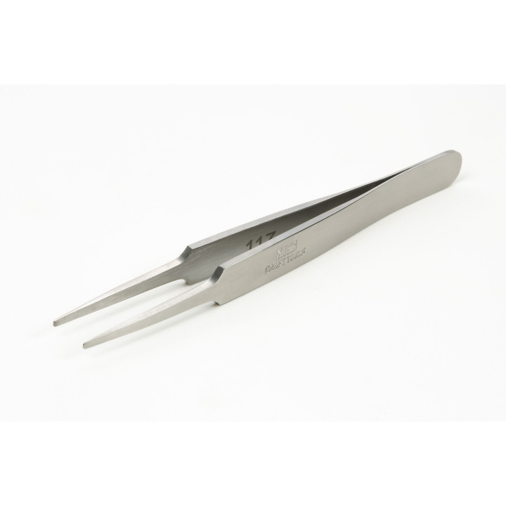 Tamiya HG Strai Tweezers round Tip Steel rovná, okrúhla