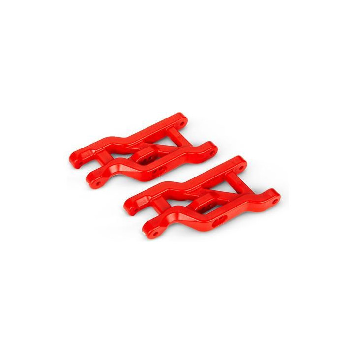 Traxxas ramena závěsu předních kol HD červené (2)