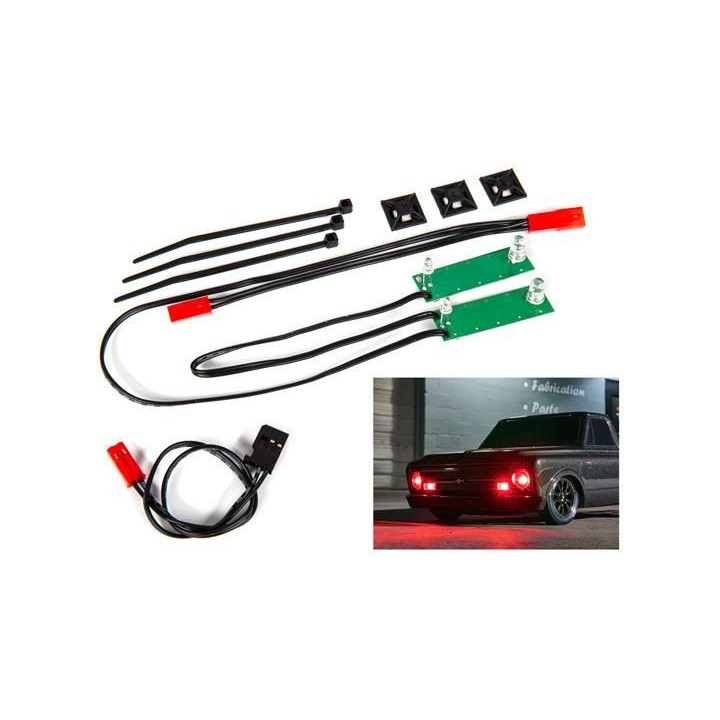 Traxxas LED osvětlení přední kompletní červené