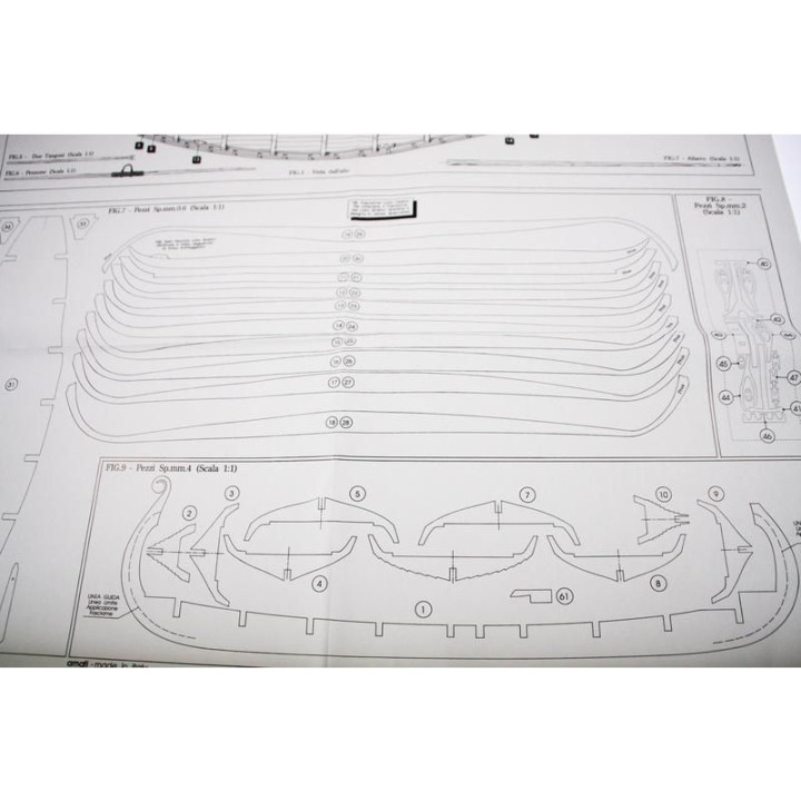 AMATI Oseberg vikingská loď 1:50 kit