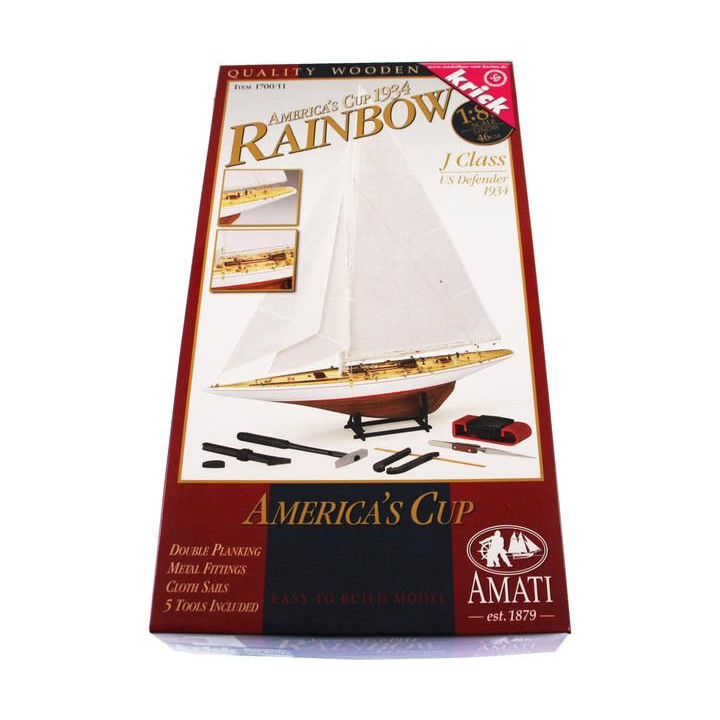 AMATI Rainbow plachetnice 1934 1:80 kit