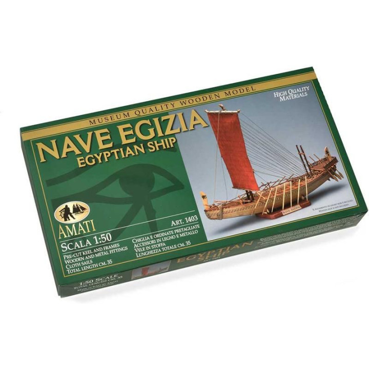 AMATI Navae Egizia egyptská loď 1:50 kit