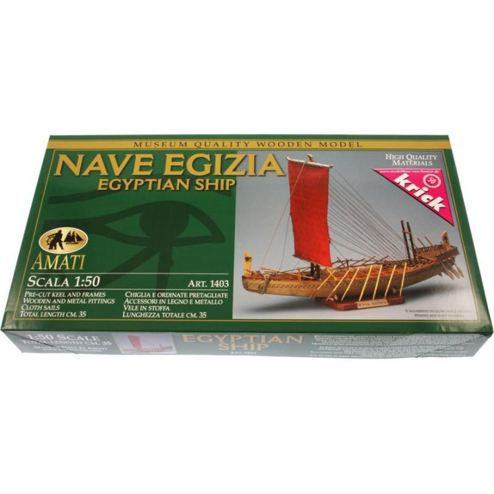 AMATI Navae Egizia egyptská loď 1:50 kit