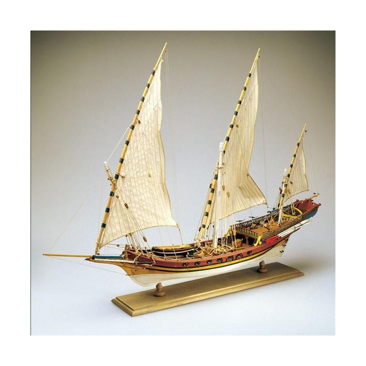 AMATI Sciabecco pirátská loď 1753 1:60 kit