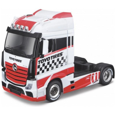 Bburago Mercedes-Benz Actros Gigaspace červený