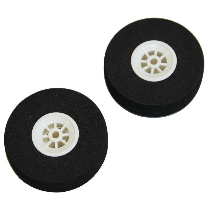 Mechové podvozkové kolo ploché 55mm (2)
