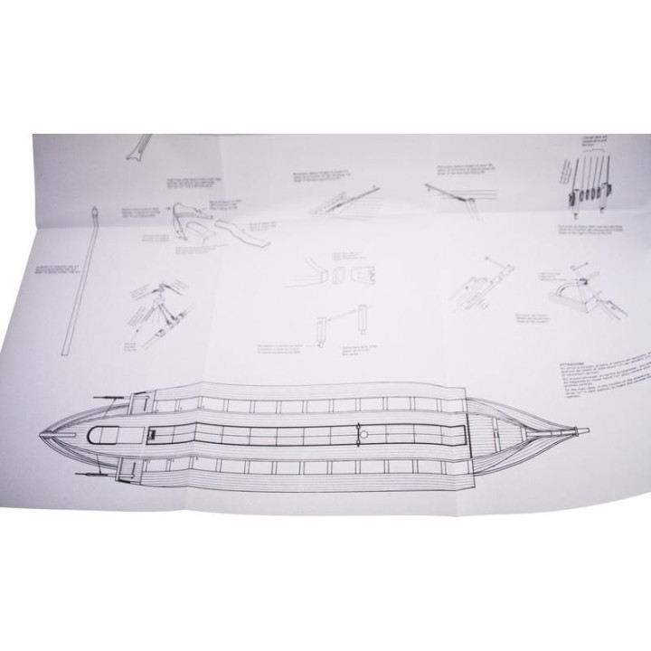 AMATI Řecká Bireme 1:35 kit