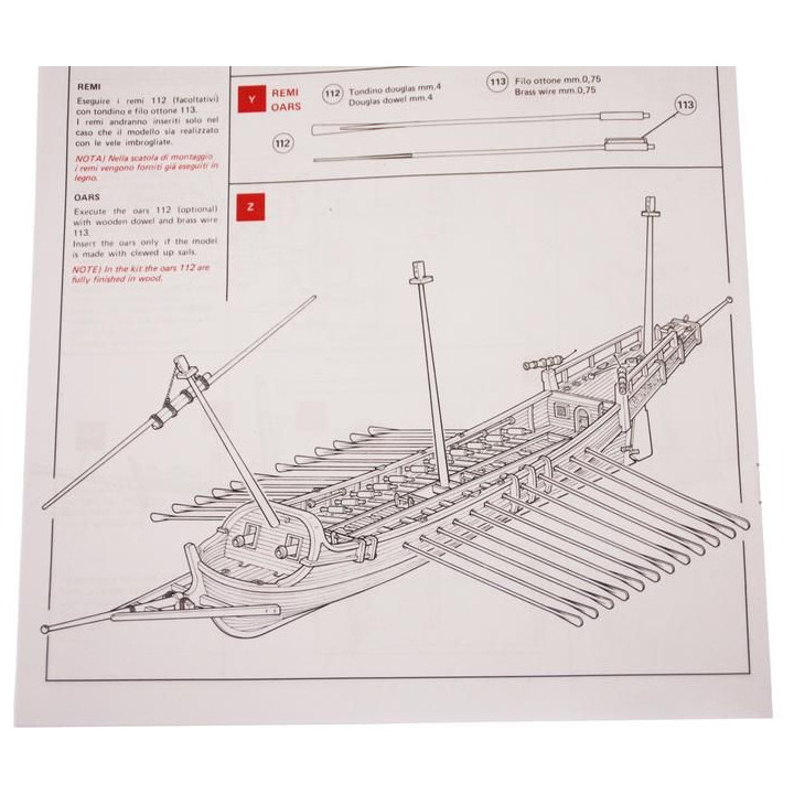 AMATI Řecká Galeotta 1821 1:65 kit