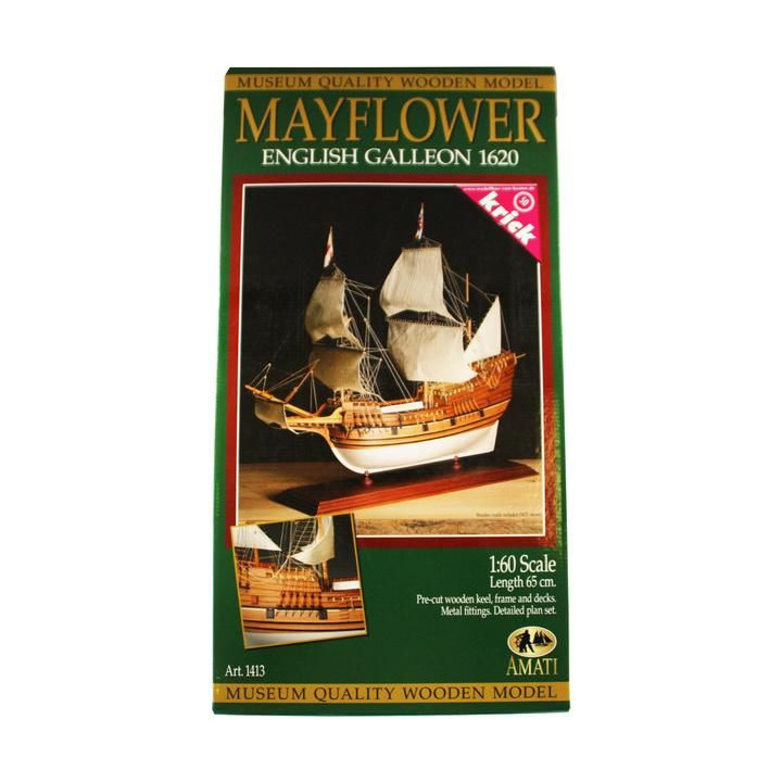 AMATI Mayflower anglická galeóna 1620 1:60 kit