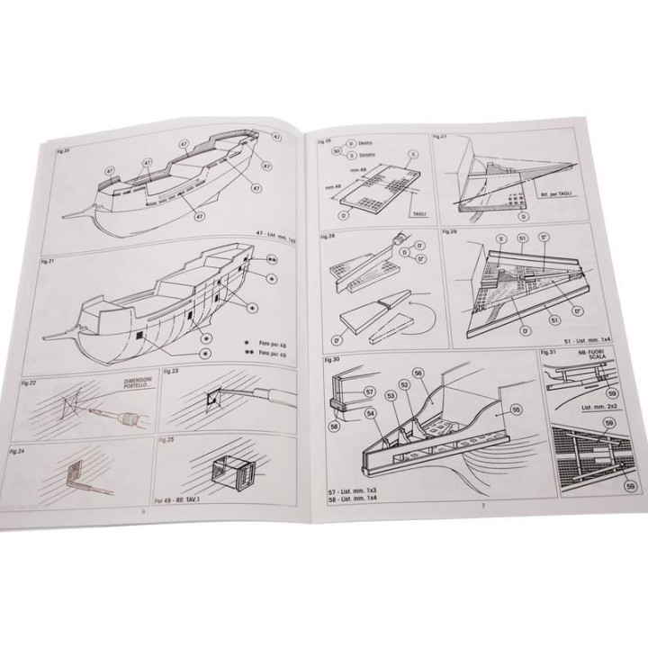AMATI Mayflower anglická galeóna 1620 1:60 kit