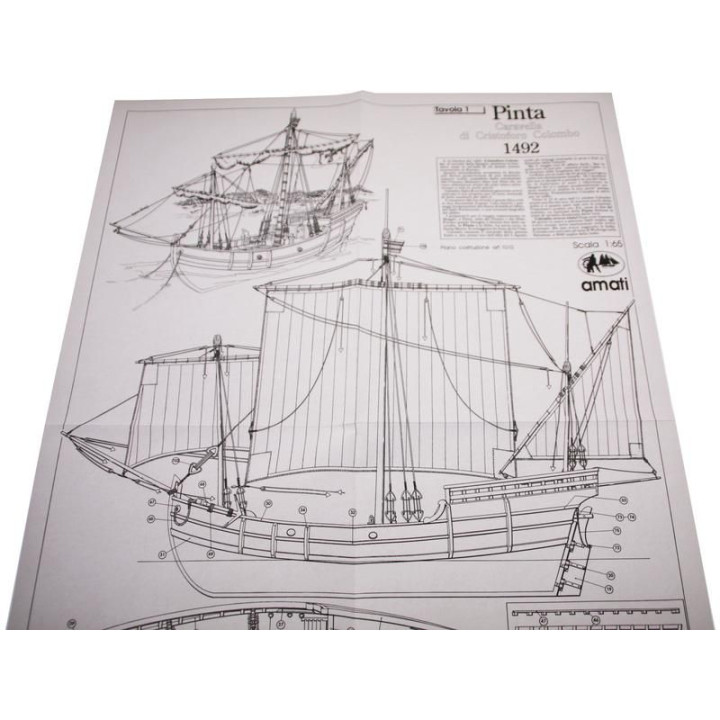 AMATI Pinta karavela 1492 1:65 kit