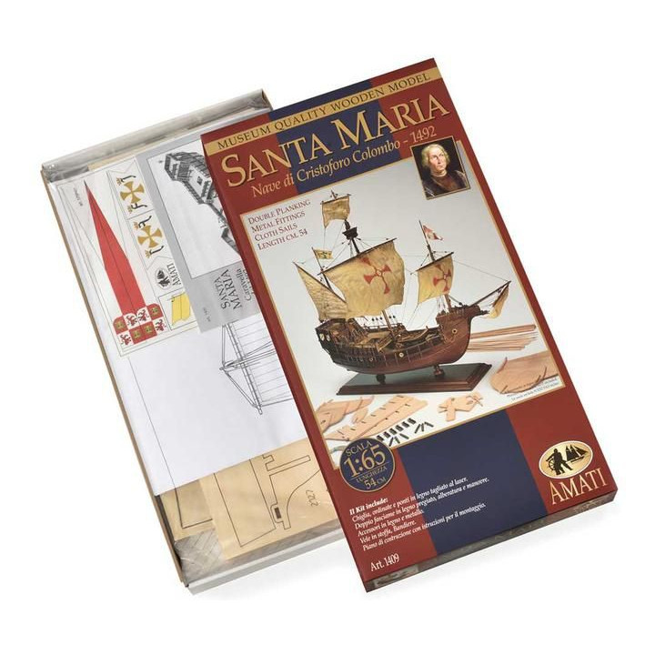 AMATI Santa Maria karavela 1492 1:65 kit