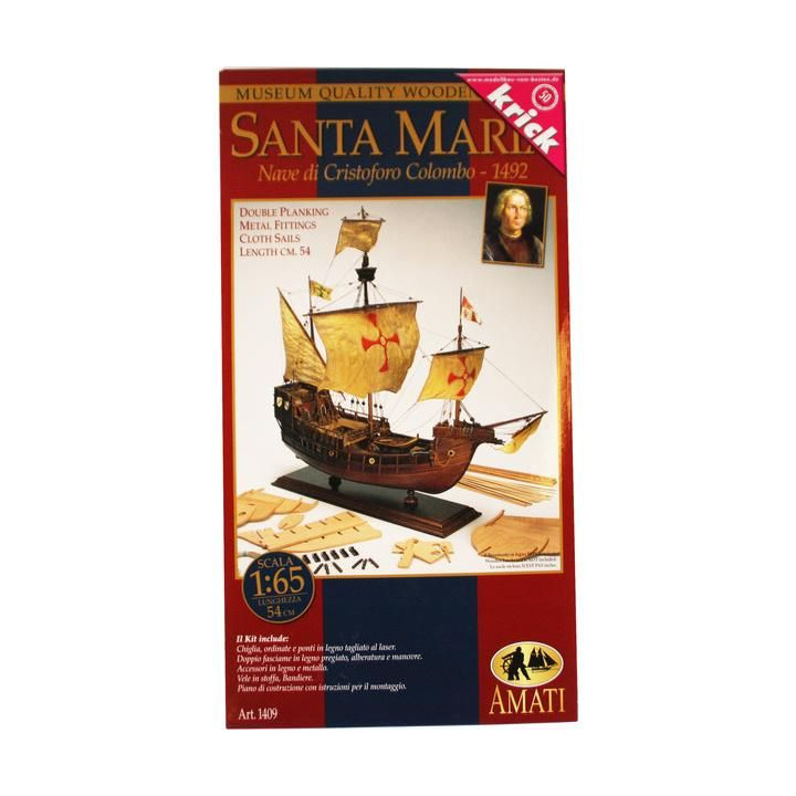 AMATI Santa Maria karavela 1492 1:65 kit