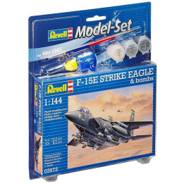 ModelSet letadlo 63972 - F-15E Strike Eagle & bombs (1:144)