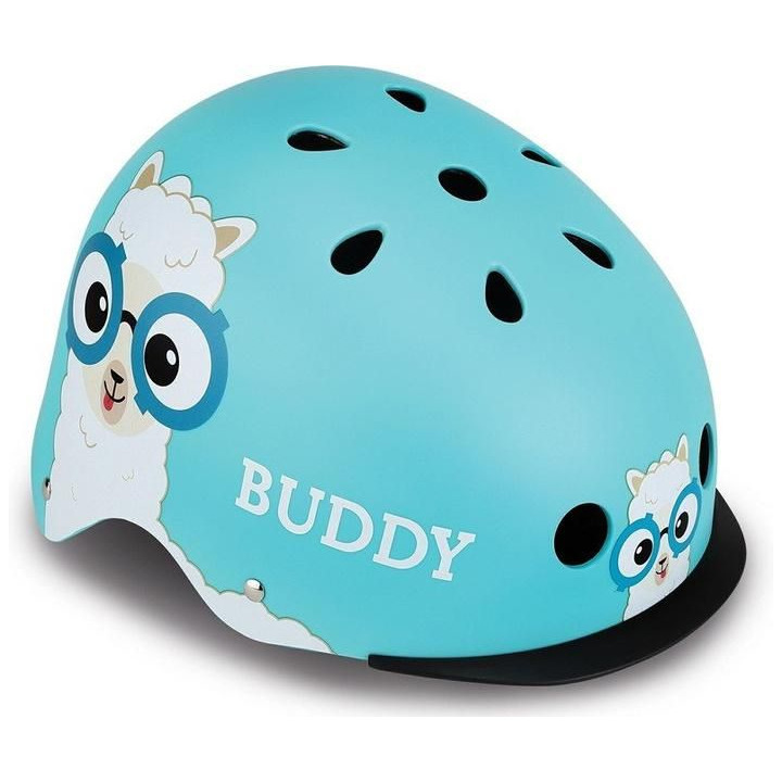 Globber - Dětská přilba Elite Lights Sky Blue Buddy XS/S