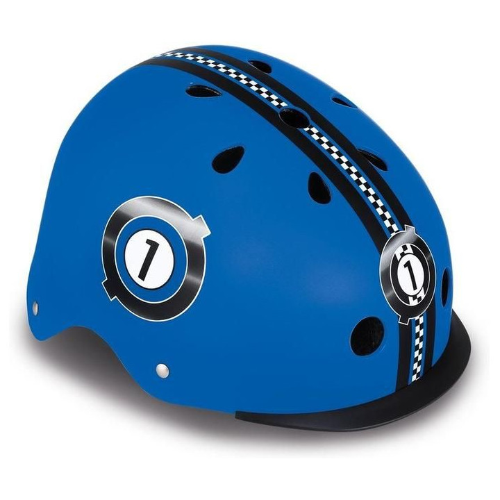 Globber - Dětská přilba Elite Lights Sky Blue Buddy XS/S