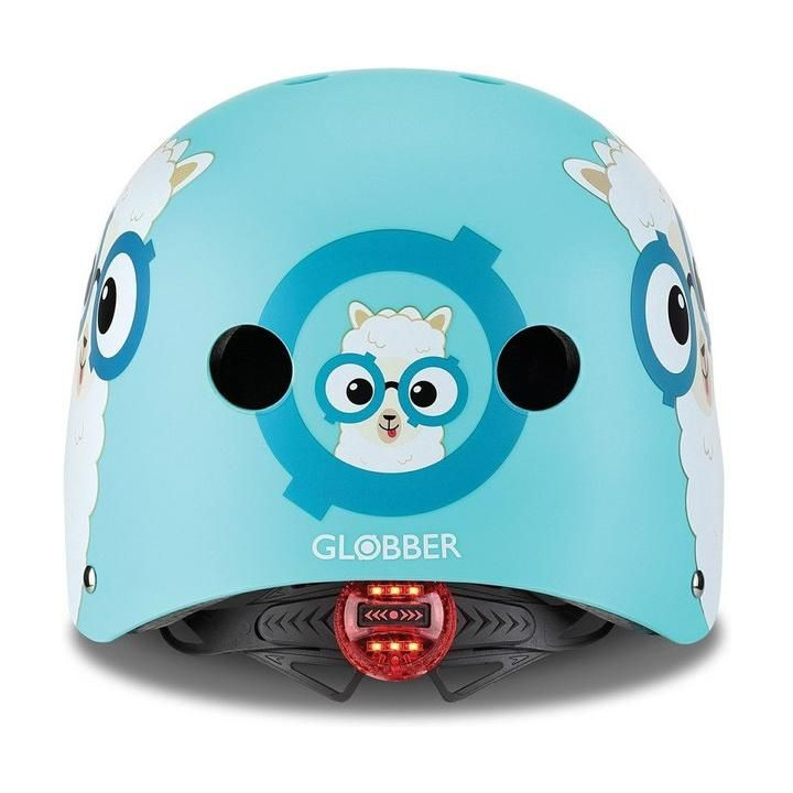 Globber - Dětská přilba Elite Lights Sky Blue Buddy XS/S