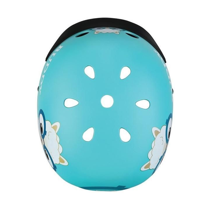 Globber - Dětská přilba Elite Lights Sky Blue Buddy XS/S