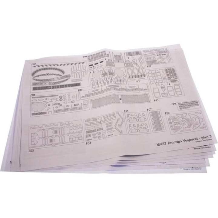MAMOLI Amerigo Vespucci 1931 1:150 kit