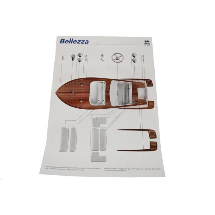 AMATI Bellezza Sportovní člun 1:8 kit