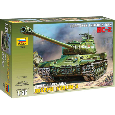 Model Kit tank 3524 - Josef Stalin-2 Soviet Heavy Tank (1:35)