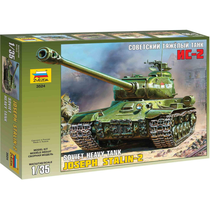 Model Kit tank 3524 - Josef Stalin-2 Soviet Heavy Tank (1:35)