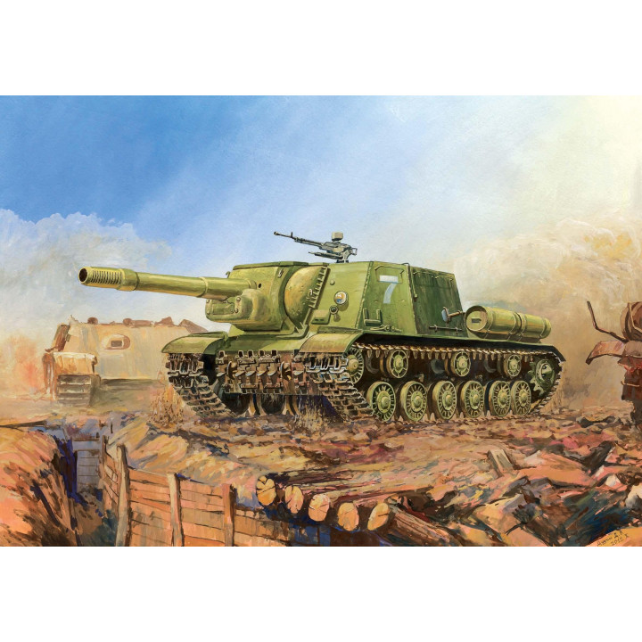 Model Kit military 3532 - ISU-152 Soviet Self-propelled Gun (1:35)
