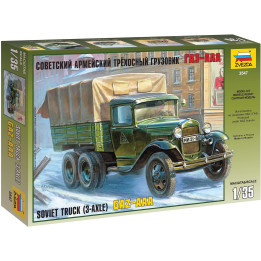 Model Kit military 3547 - GAZ-AAA Soviet Truck (3-axle) (1:35)