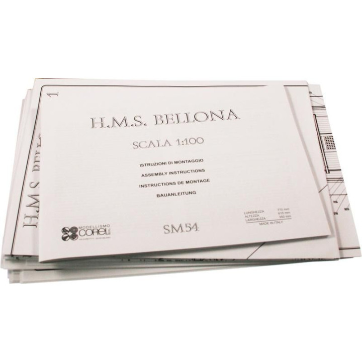 COREL H.M.S. Bellona 1760 1:100 kit