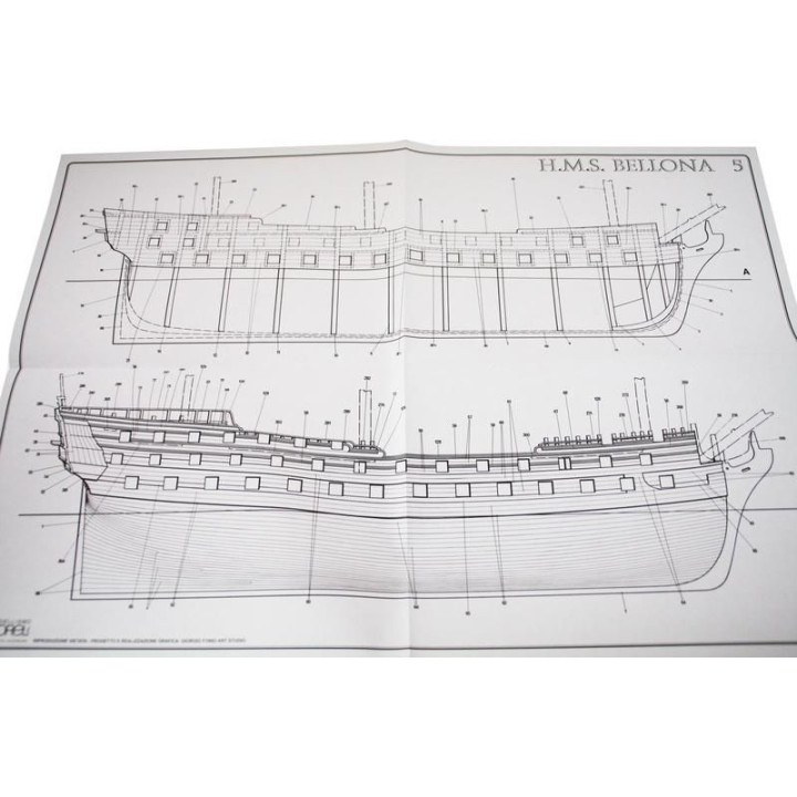 COREL H.M.S. Bellona 1760 1:100 kit