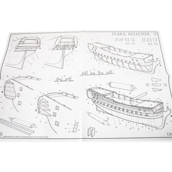 COREL H.M.S. Bellona 1760 1:100 kit